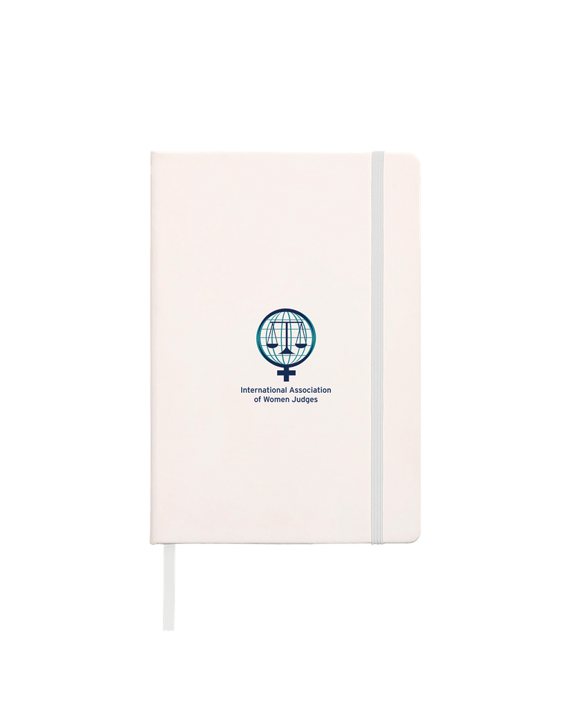 A5 Soft Touch Hard Cover Notebook - White