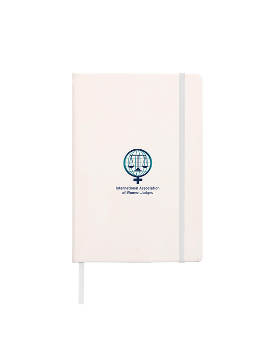 A5 Soft Touch Hard Cover Notebook - White