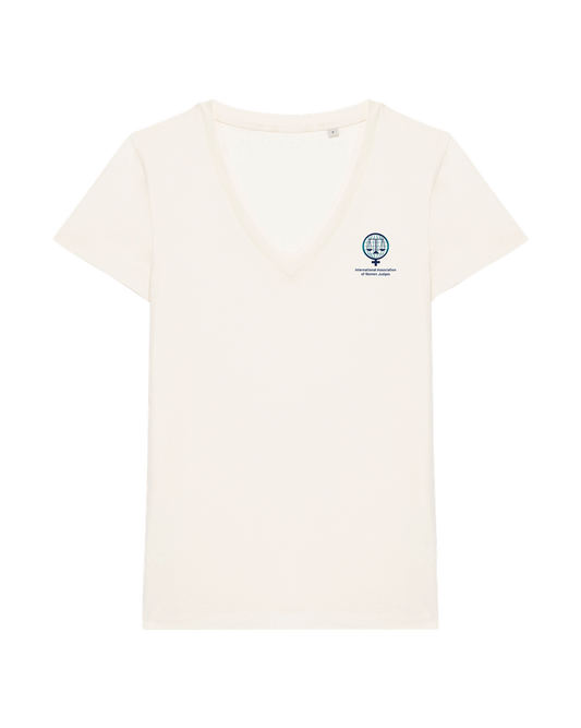 Woman V-Neck T-Shirt - White